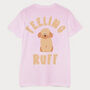 Feeling Ruff Men's Slogan T Shirt, thumbnail 6 of 6