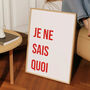 Je Ne Sais Quoi Giclée Print, thumbnail 1 of 2