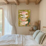 Flying Swallows Flower Art Print, thumbnail 4 of 5