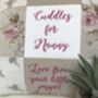 Cuddles For Nanny Cushion, thumbnail 6 of 6