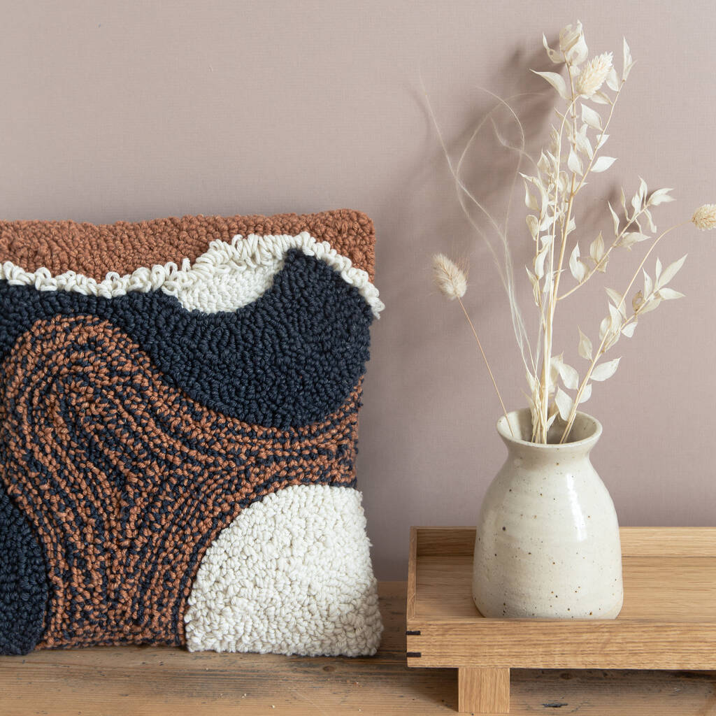 Beginner Punch Needle Cushion Kit By Whole Punching