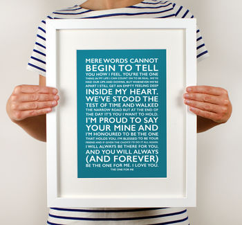 Personalised Favourite Words Poster, 9 of 9