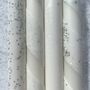 White And Silver Glitter Christmas Candles 'Snowflakes', thumbnail 2 of 4