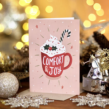Comfort And Joy Christmas Card, 3 of 5