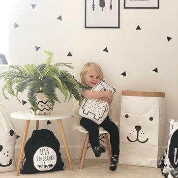 Hand Drawn Triangle Wall Stickers, 6 of 9