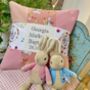 Peter Rabbit© Christening Cushion, thumbnail 8 of 9