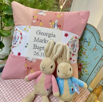 Peter Rabbit© Christening Cushion, 8 of 9