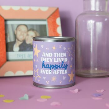 Happily Ever After Wedding Candle Gift, 2 of 5