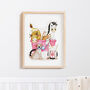 Set Of Three Nursery Wall Art Prints | Girl's Nursery Art | Nursery Decor, thumbnail 4 of 5