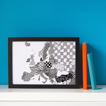 Personalised Map Of Europe, 4 of 6