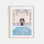 Medersa Ben Youssef, Marrakech Morocco Travel Art Print, thumbnail 3 of 8