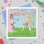 'Having Fun With Friends' Birthday Card, thumbnail 2 of 4