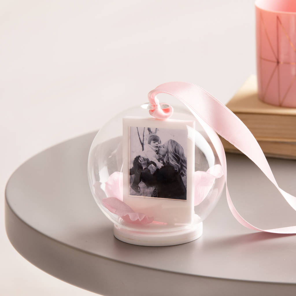 Personalised Mother's Day Photo Snow Globe By TwentySeven
