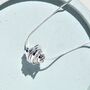 Sterling Silver Long Coiled Charm Drop Earrings, thumbnail 8 of 10