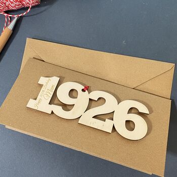 Personalised 100th 1926 Card, 3 of 9