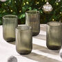 Palermo Set Of Four Grey Ribbed Highball Tumblers, thumbnail 1 of 5