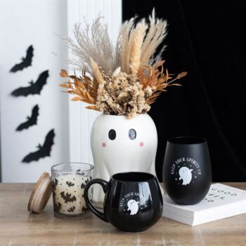 'Keep Your Spirits Up' Ghost Halloween Mug, 3 of 3