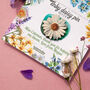 Personalised Teacher Thank You Wildflower Brooch, thumbnail 4 of 12