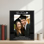 On Your Graduation Black Glass Frame 5x7, thumbnail 1 of 4
