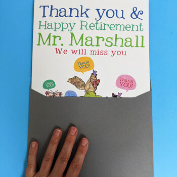 Personalised Big Thank You Card, 7 of 12