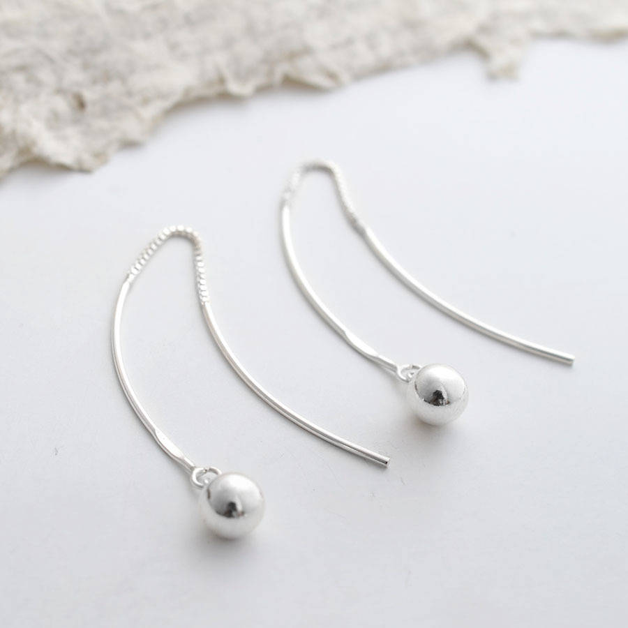 Orecchini Infila Donna In Argento 925 Con Zirconi – A Goccia, Rotondi, Semplici A Catena