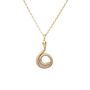 9ct Gold Spiral Snake Necklace, thumbnail 2 of 2