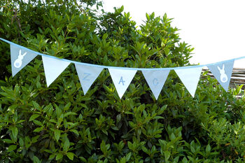 Easter Bunny Personalised Bunting, 7 of 8