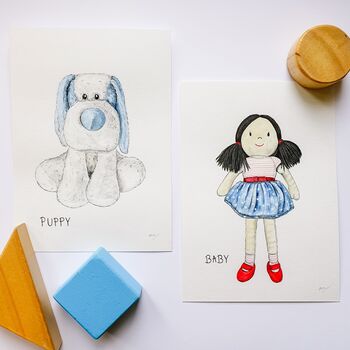 Personalised Favourite Toy Portrait, 10 of 10