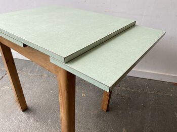 Vintage Draw Leaf Kitchen Dining Table With Formica Top, 7 of 8