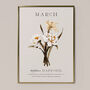Birth Flower Wall Print 'Daffodil' For March, thumbnail 7 of 9