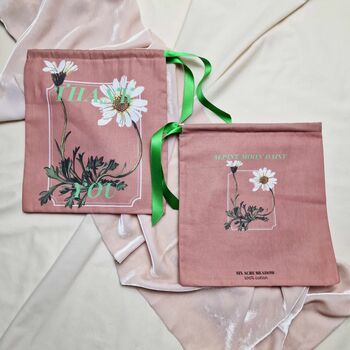 Reusable Botanical Floral Print 'Thank You' Gift Bag, 7 of 11