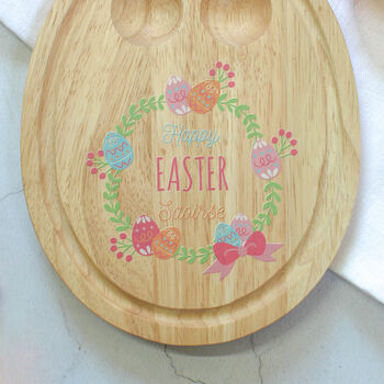 Personalised Easter Wreath Egg Board, 6 of 7