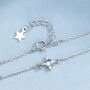 Sterling Silver Moonstone Starburst Bracelet In Sterling Silver, thumbnail 5 of 11