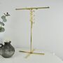 Personalised Shell Gold Jewellery Stand, thumbnail 4 of 8