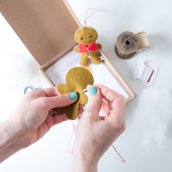 Sew Your Own Gingerbread Man Kit, 4 of 4
