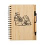 Personalised Shih Tzu Dog Engraved Notebook, thumbnail 4 of 4