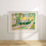 Running Art Print Woodland Park Run Scene Poster, thumbnail 5 of 10