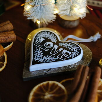 Hand Painted Wooden Love Decoration, 4 of 4