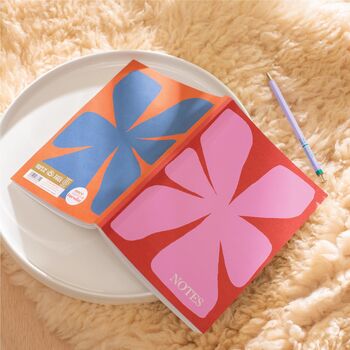 A5 Lay Flat Notebook | Le Fleurs | Lined, 2 of 6