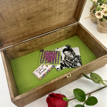 Personalised Wooden Name Memory Box, 6 of 12