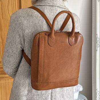 Women's Leather Backpack, 4 of 4