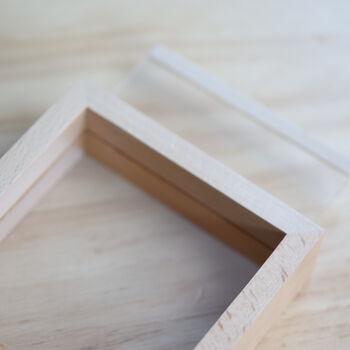Pull Out Two Way Birch Wood Photo Display Frame, 6 of 12