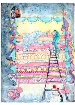 Princess And The Pea Card, 2 of 4