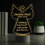 Personalised Angel Memorial Light Sign, thumbnail 7 of 9