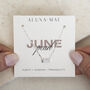 June Birthstone Pearl Sterling Silver Necklace, thumbnail 1 of 7