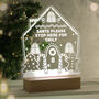 Personalised Gingerbread House LED Light, thumbnail 10 of 12
