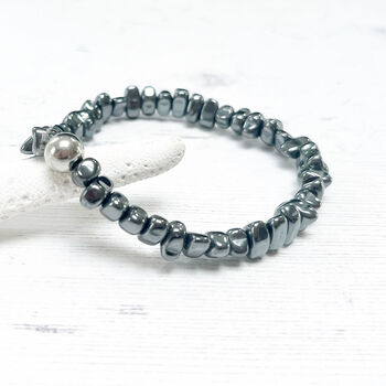 Beaded Natural Stone Bracelet Gift For Him, 2 of 6