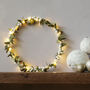 Mistletoe Fairy Light Wreath, thumbnail 1 of 4