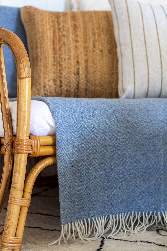 Hampton Merino Wool Throw Blanket By Codu Home