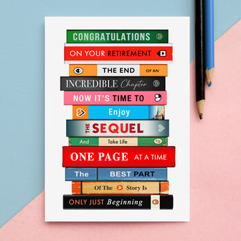 Literary Retirement Card, 3 of 3
